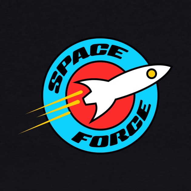 U.S. Space Force logo funny humorous spaceship by terrybain